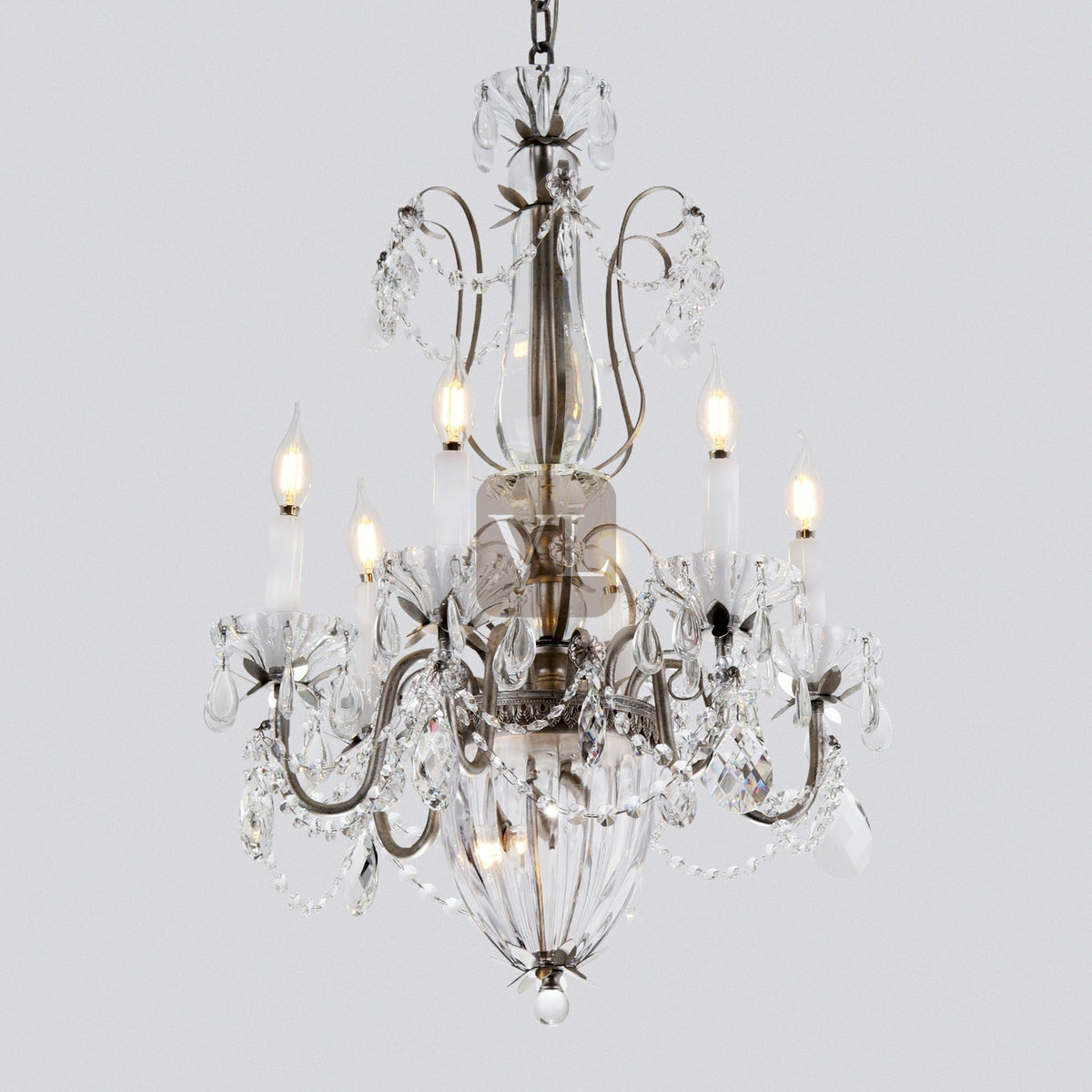 Victorian Crystal Chandelier