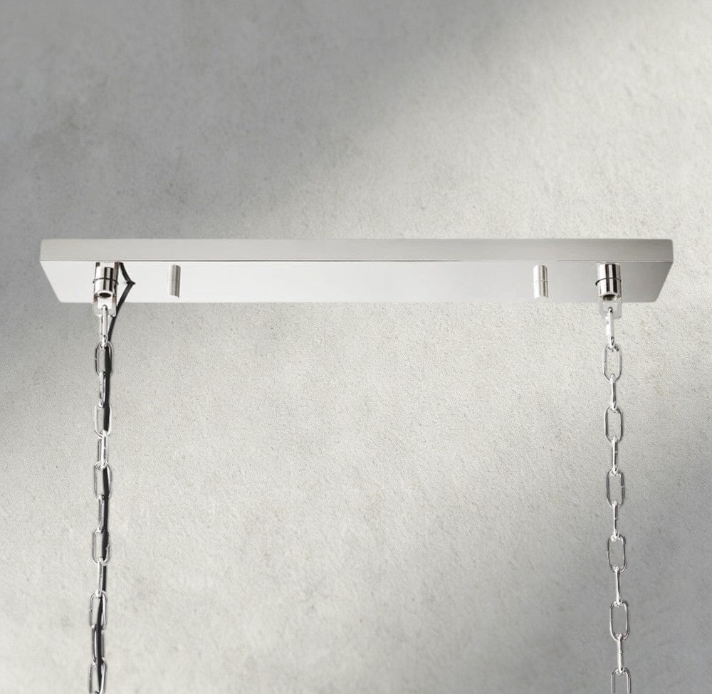 1920S Odeon Rectangular Chandelier 40", 49", 59" - Brig