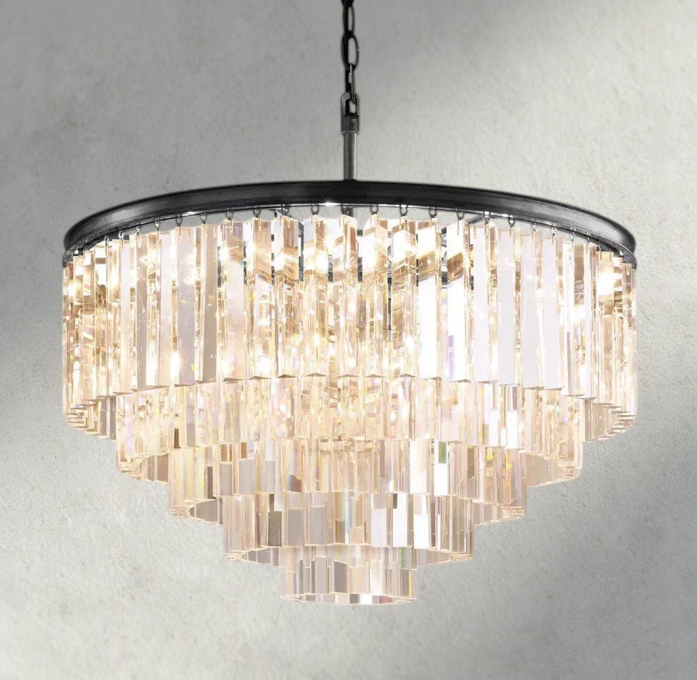 1920s Odeon Round Chandelier 20", 32", 44" - Brig