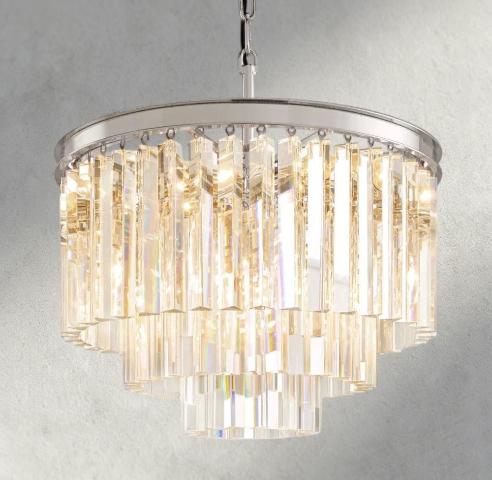 1920s Round Chandelier 20", 32", 44" - briglamps