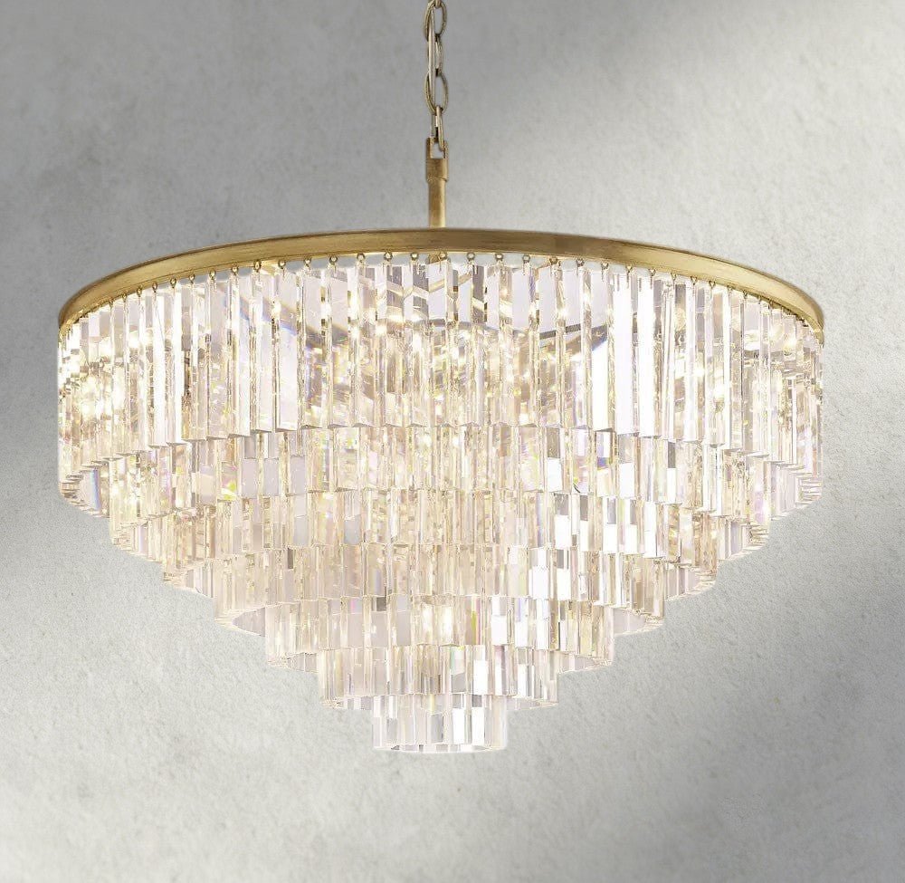 1920s Round Chandelier 20", 32", 44" - briglamps