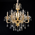 Royal Baroque Revival Vintage Chandelier Series with Waterfall Crystal