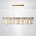Ascend Glass Rectangular Chandelier 72"