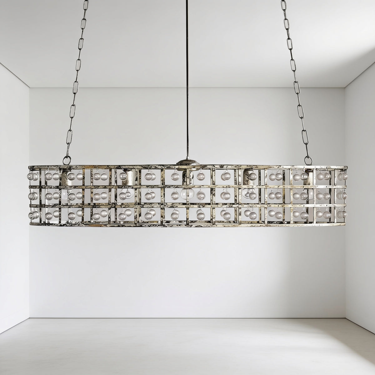 La Caged 5-Light Oval Chandelier