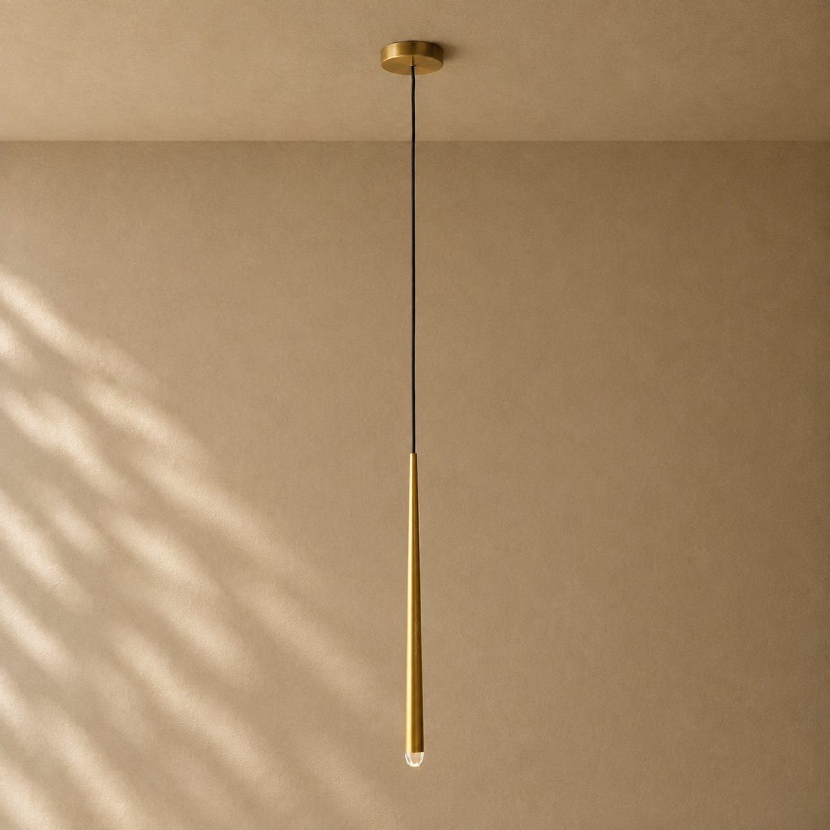 Aqaitaiva Pendant - Lacquered Burnished Brass