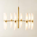 Gilded Glass Chandelier
