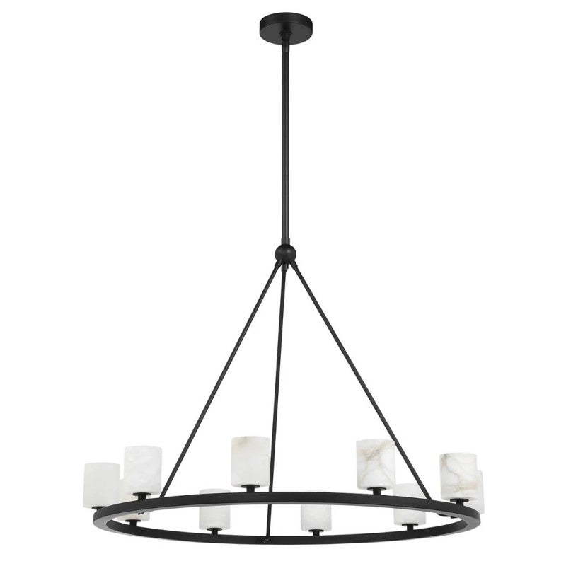 Estate 10 Light Chandelier Alabaster