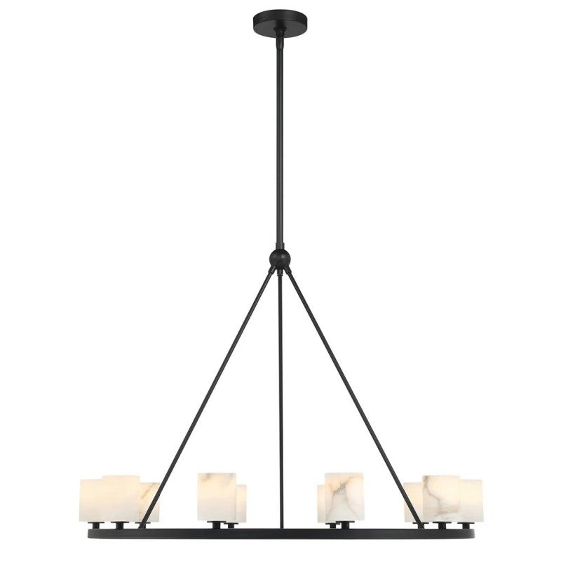 Estate 10 Light Chandelier Alabaster