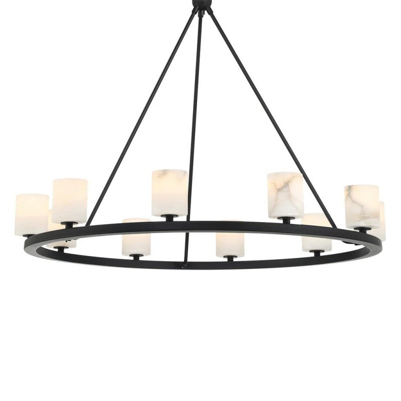 Estate 10 Light Chandelier Alabaster