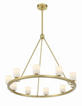 Estate 10 Light Chandelier Alabaster