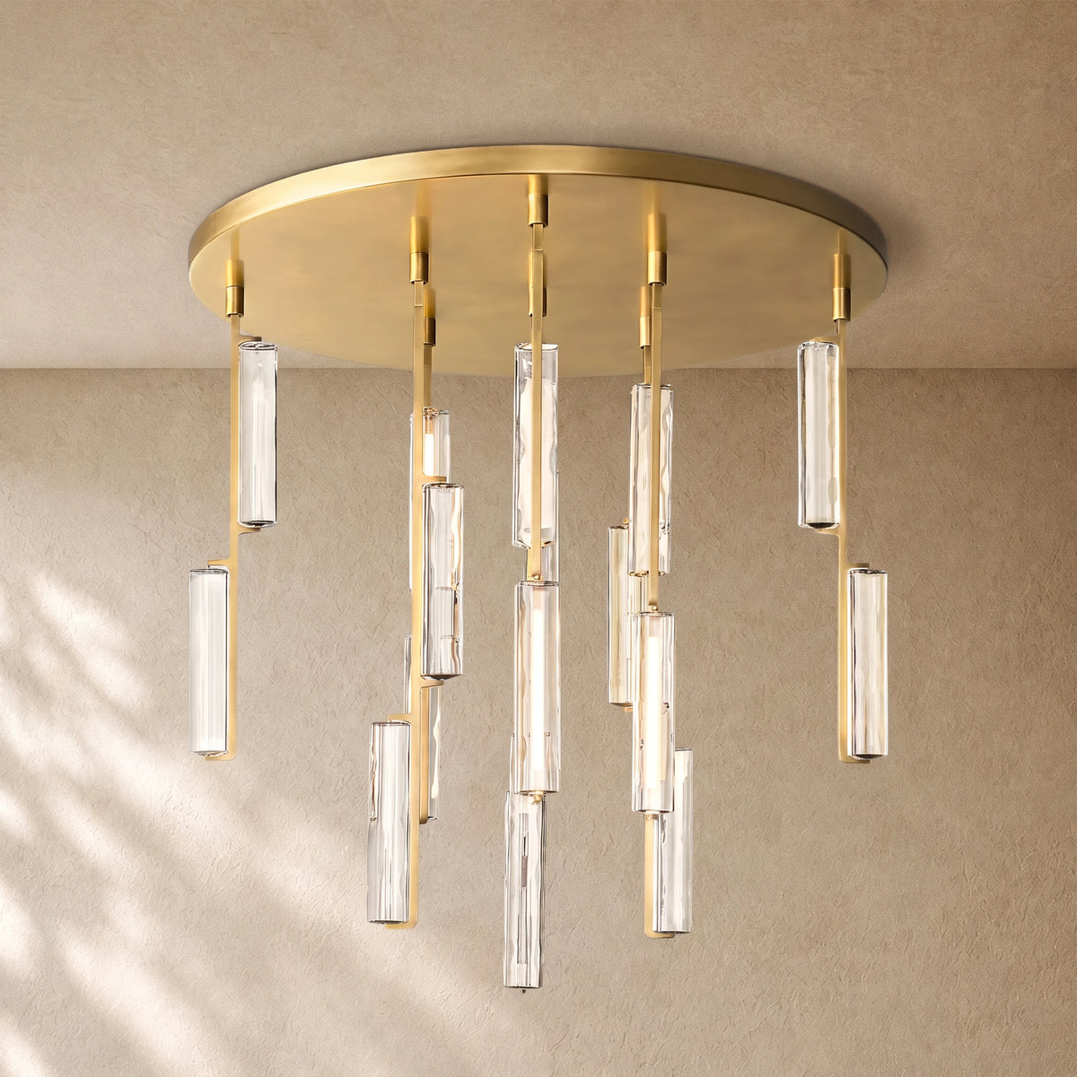 Audubom Crystal Round Chandelier