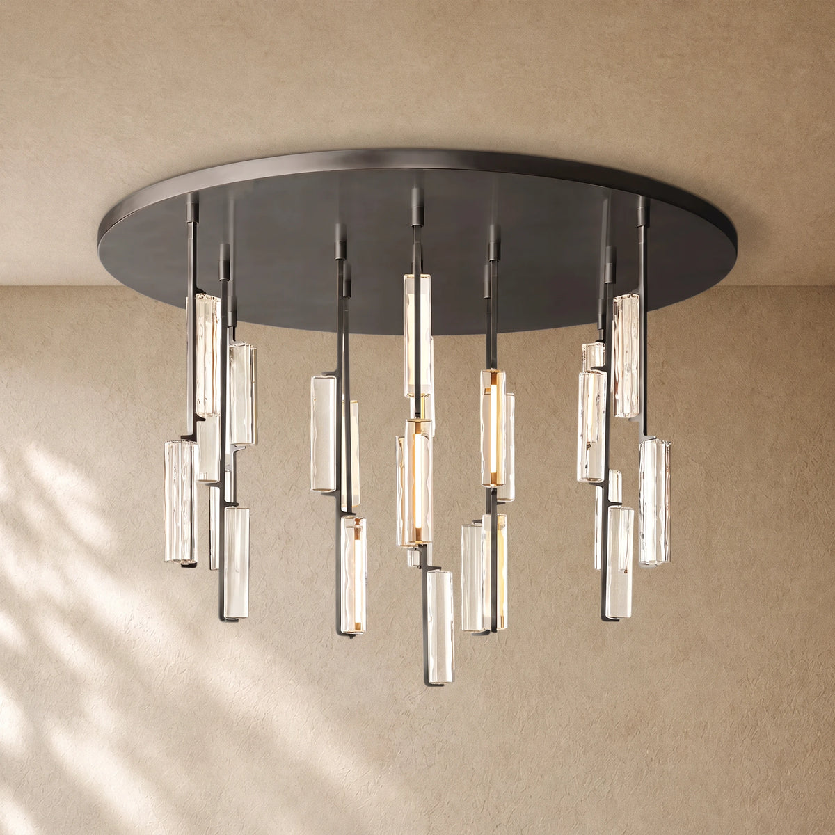 Audubom Crystal Round Chandelier