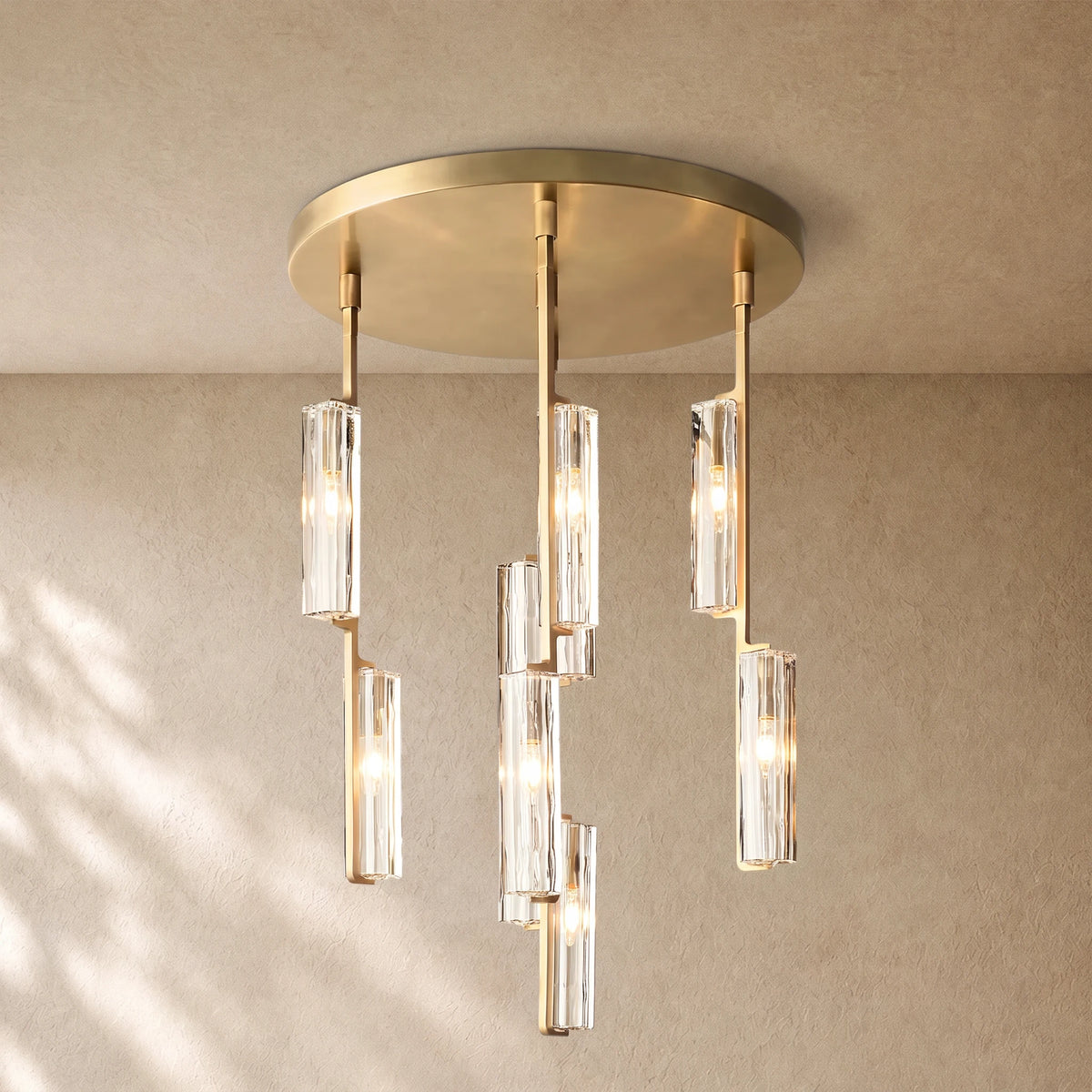 Audubom Crystal Round Chandelier