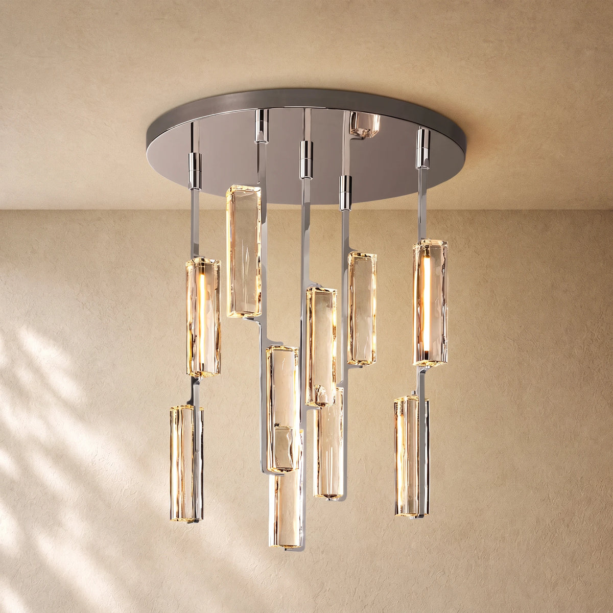 Audubom Crystal Round Chandelier