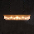 Montclair Glass Rectangular Chandelier