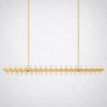 Marlowe Crystal Rectangular Chandelier 72"