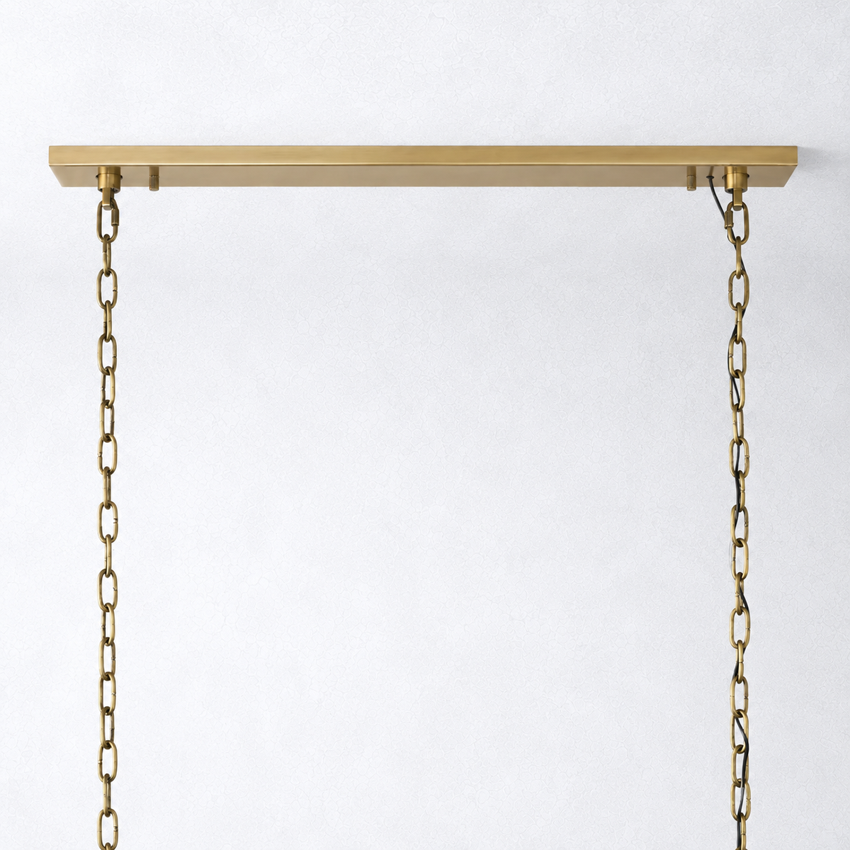 Ellington Calcite Rectangular Chandelier 62"