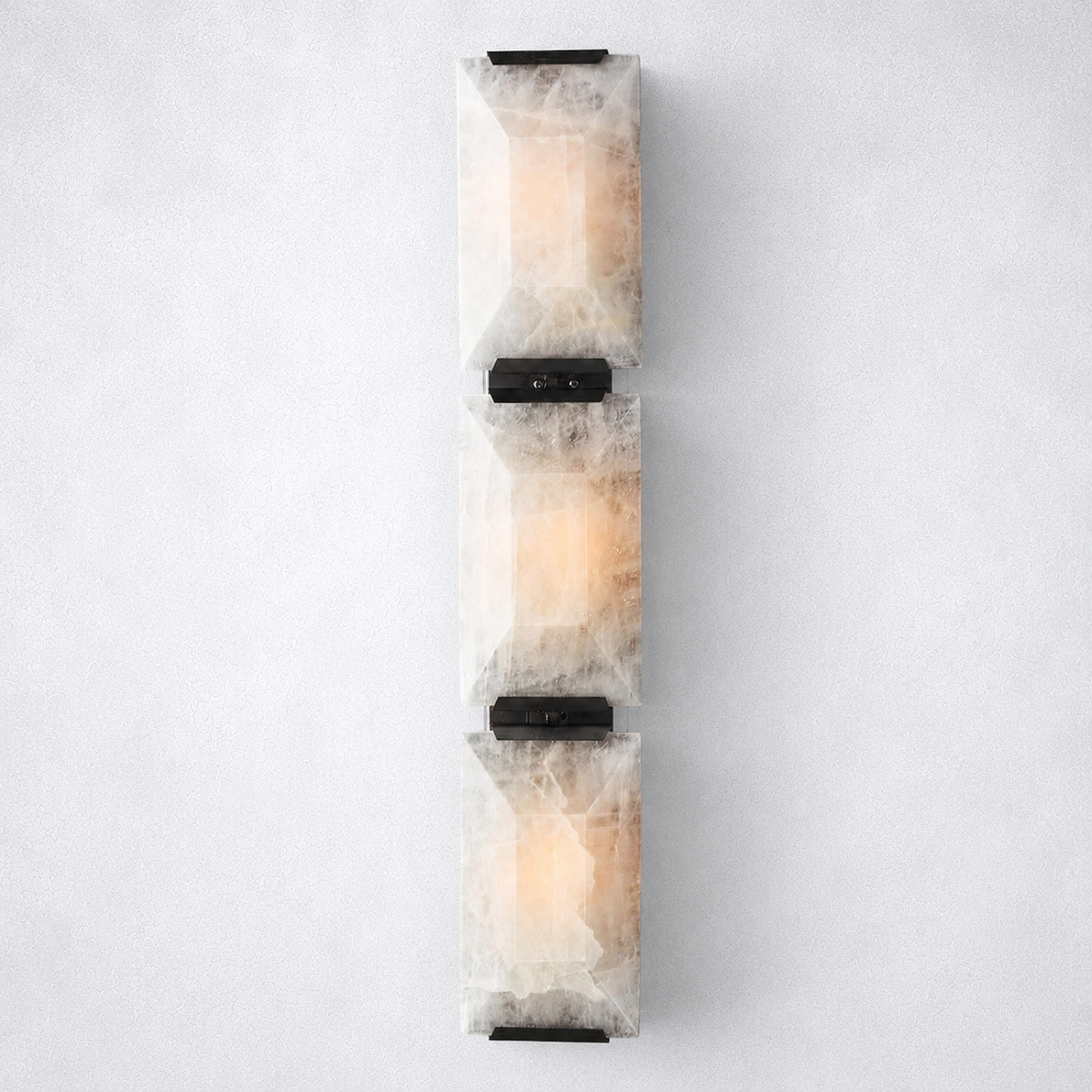 Ellington Calcite Triple Sconce