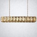 Ellington Crystal Rectangular Chandelier 74“