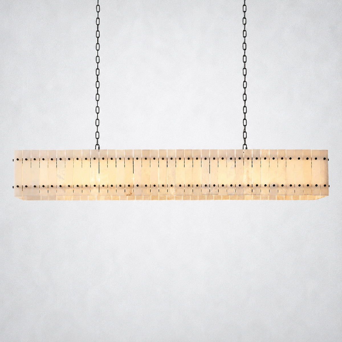 Sorella Alabaster Linear Chandelier 72"