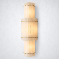 Sorella Alabaster Grand Round Sconce