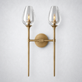 Avalon Glass Double Wall Sconce