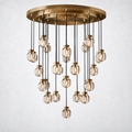 Liora Pearl Round Chandelier 38"