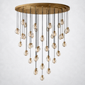 Liora Pearl Round Chandelier 60"