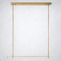 Sterling Single Bar Linear Chandelier 60"
