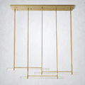 Sterling Triple Bar Linear Chandelier