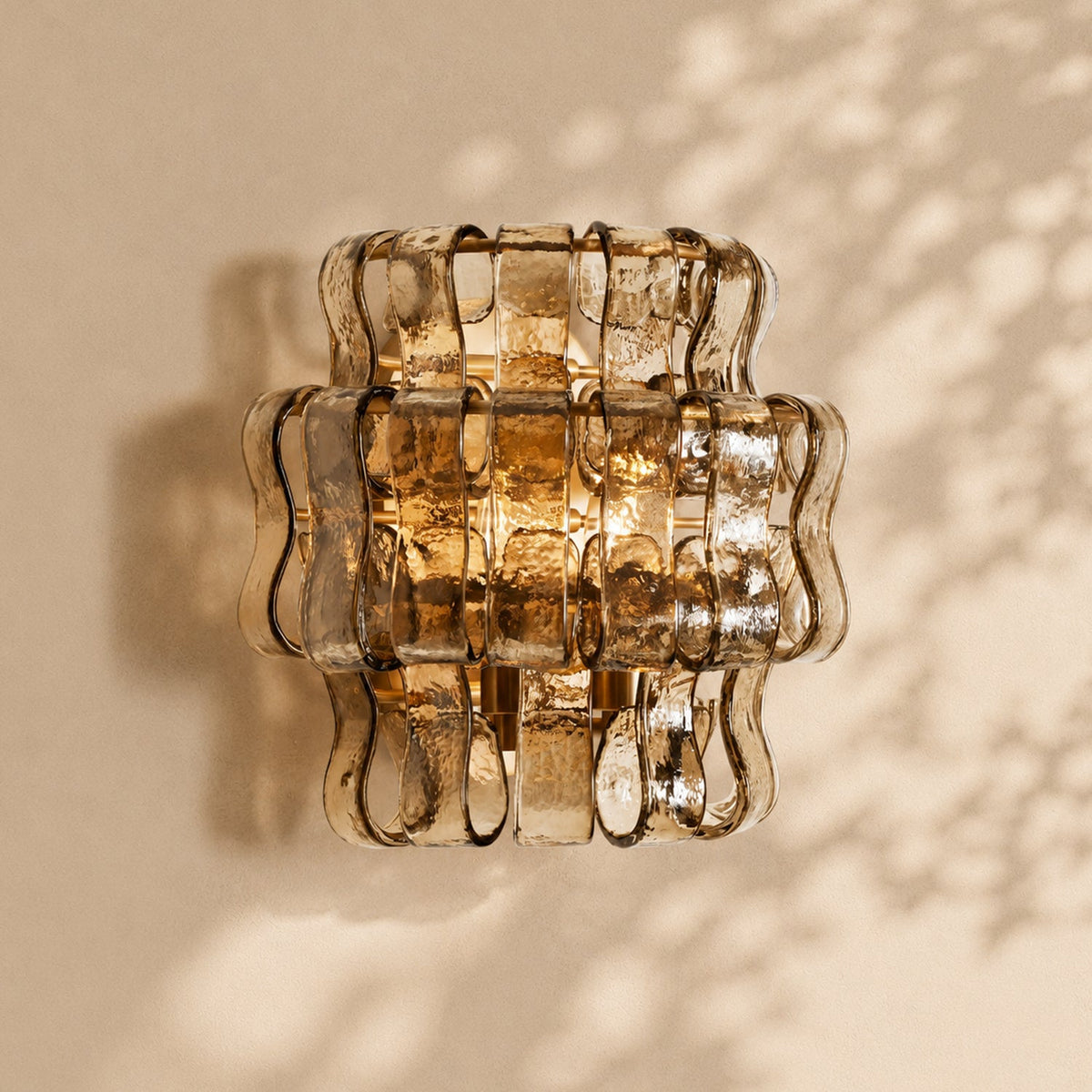 Amor Ghiaccio Glass Wall Sconce 12"