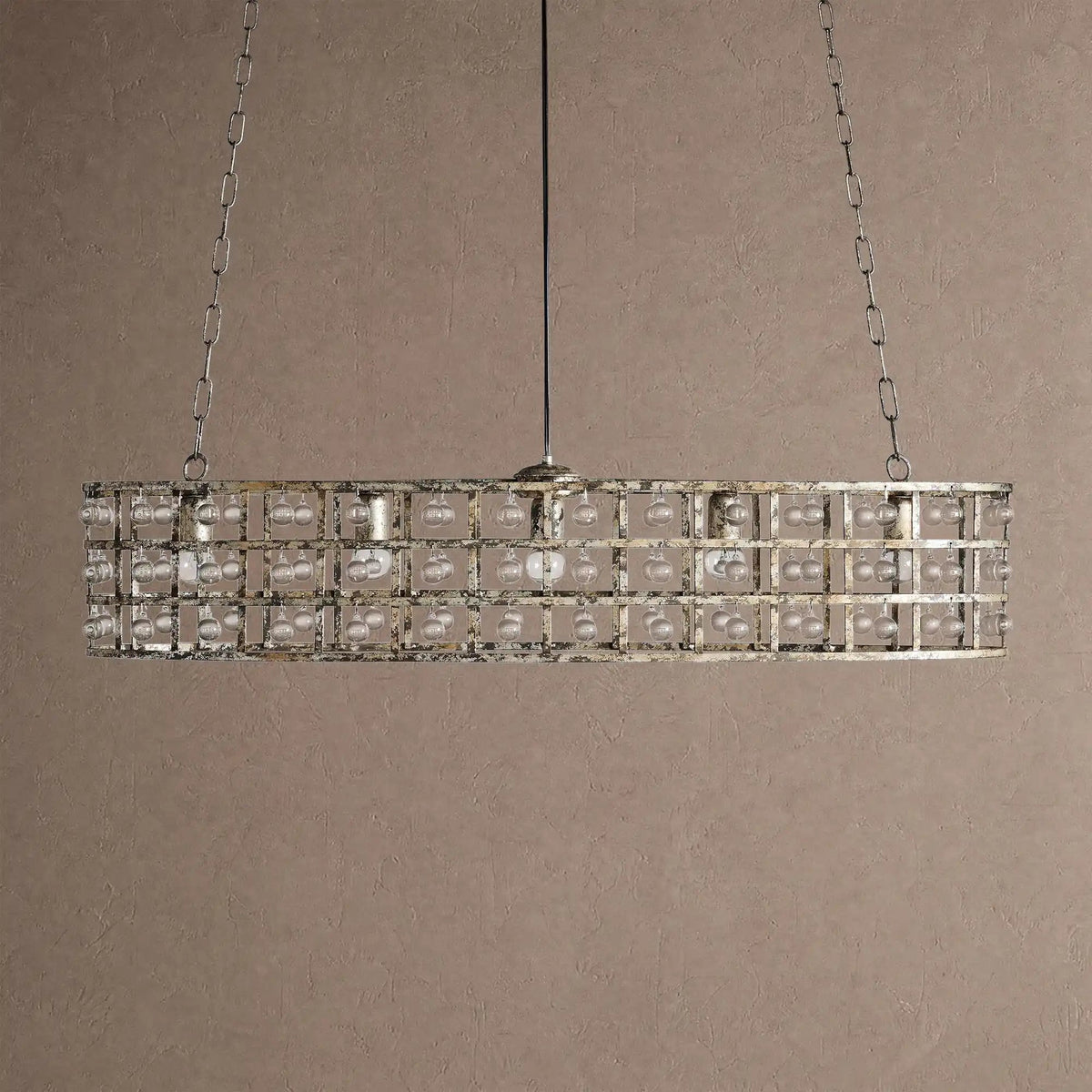 La Caged 5-Light Oval Chandelier