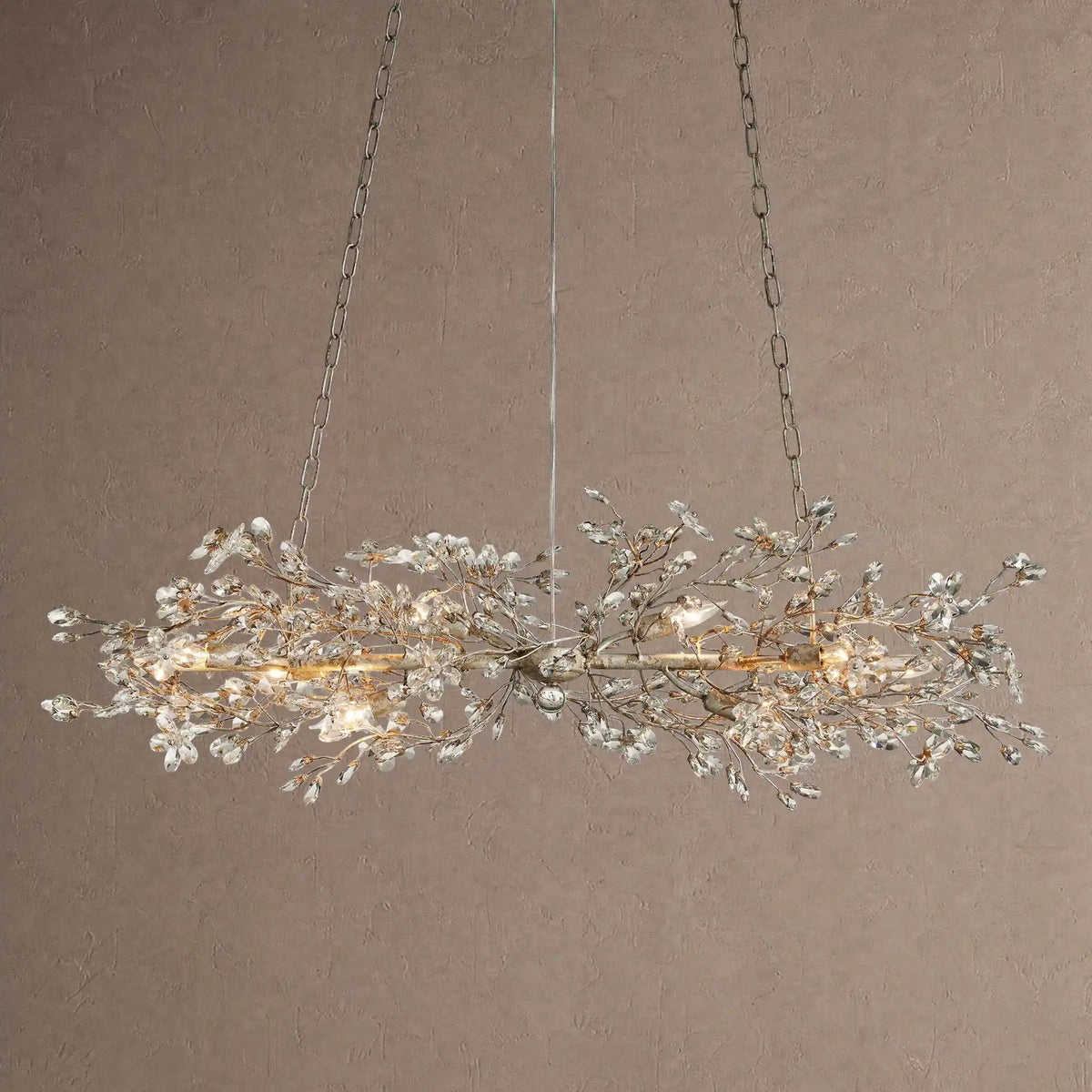 Fiore Linear Chandelier 43" 51" 68"W
