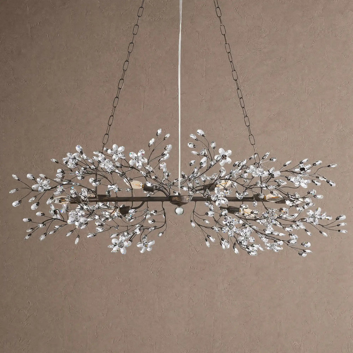 Fiore Linear Chandelier 43" 51" 68"W