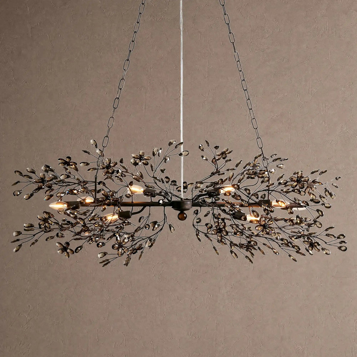 Fiore Linear Chandelier 43" 51" 68"W