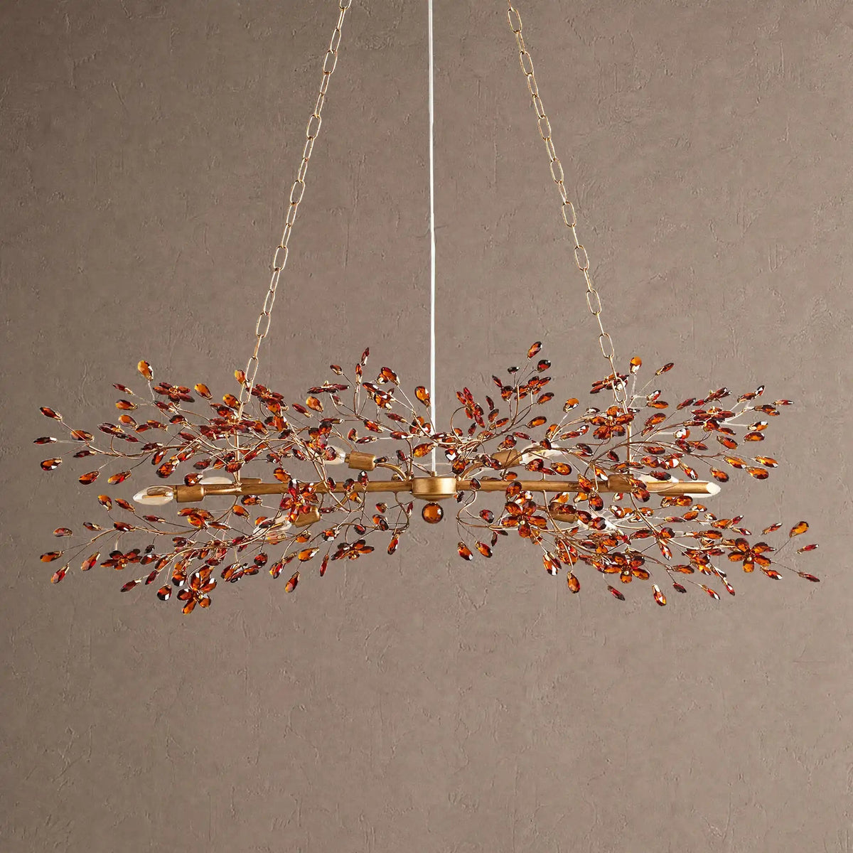 Fiore Linear Chandelier 43" 51" 68"W