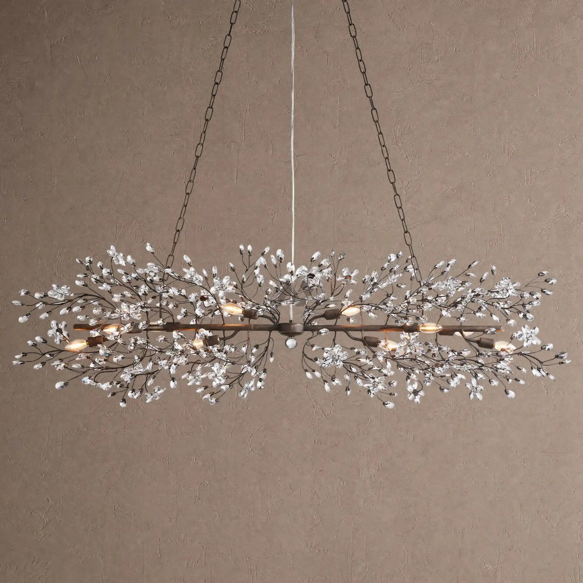 Fiore Linear Chandelier 43" 51" 68"W
