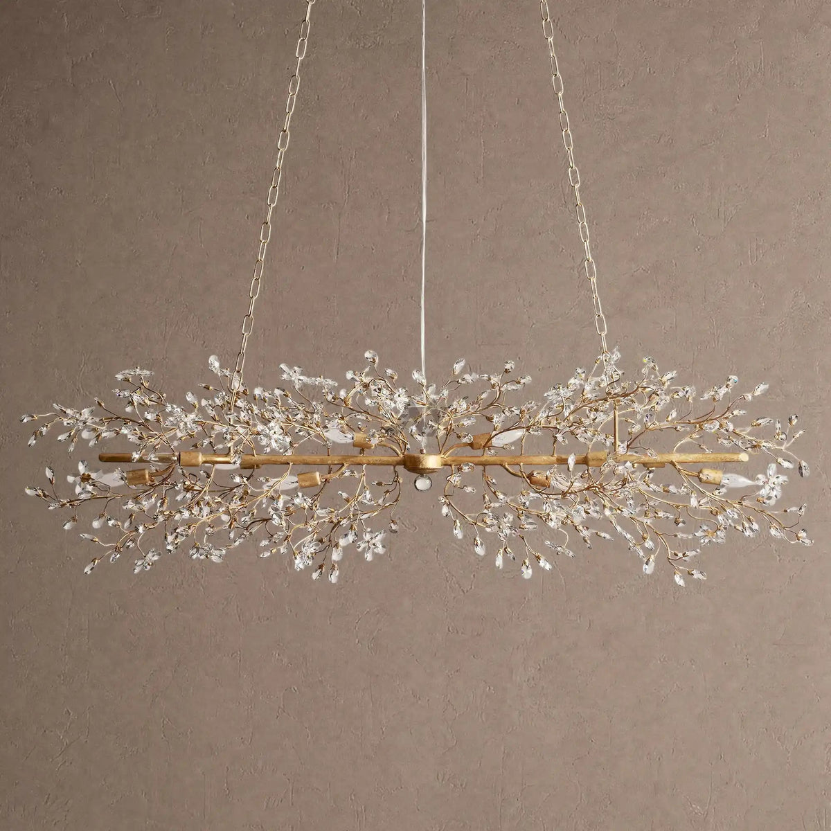 Fiore Linear Chandelier 43" 51" 68"W