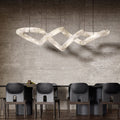 Nocturne Symmetrical Alabaster Chandelier