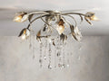 Equinox Crystal Flushmount Ceiling Light