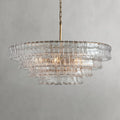 Ghiaccio Clear Class Round Chandelier