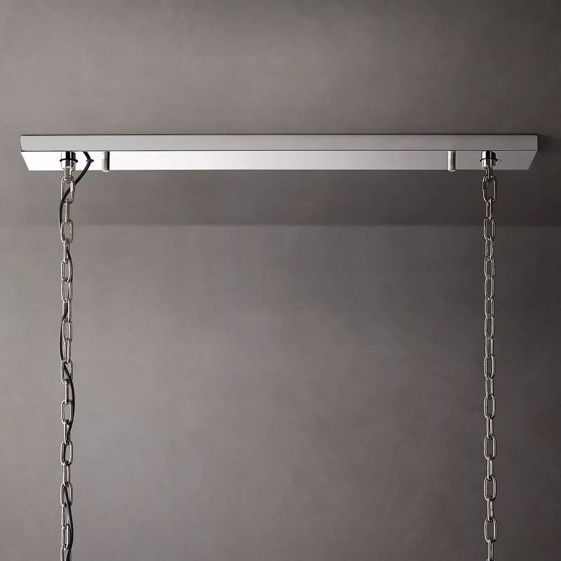 Ellington Calcite Rectangular Chandelier 62"