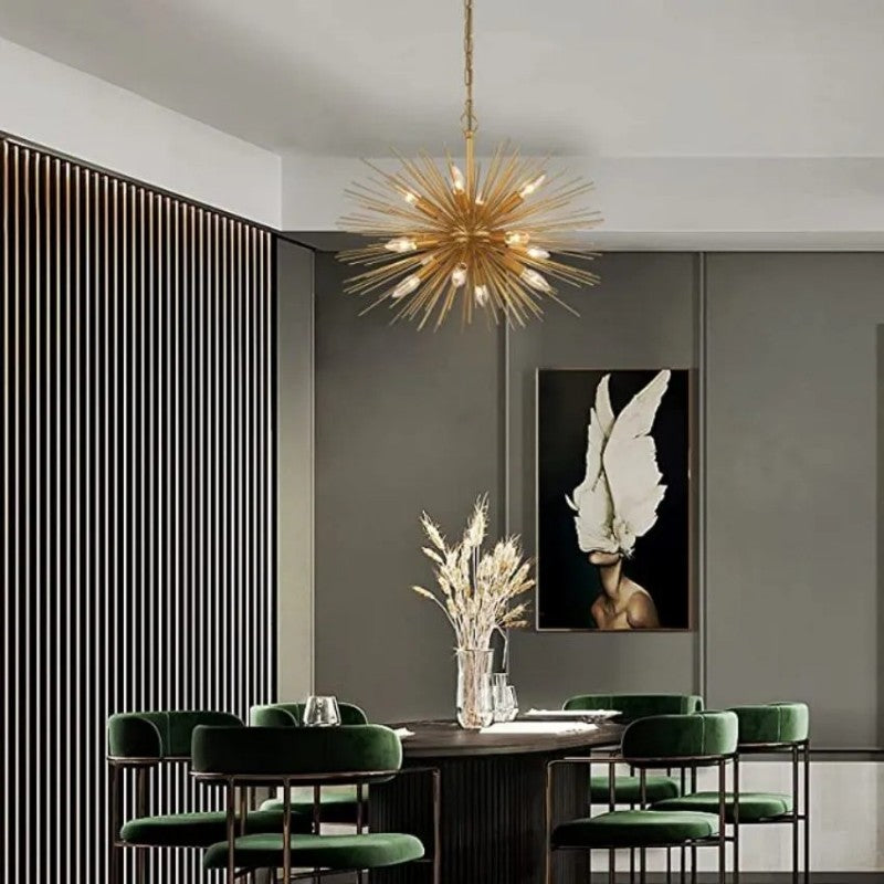 Starburst Chandelier 12-Light 24"