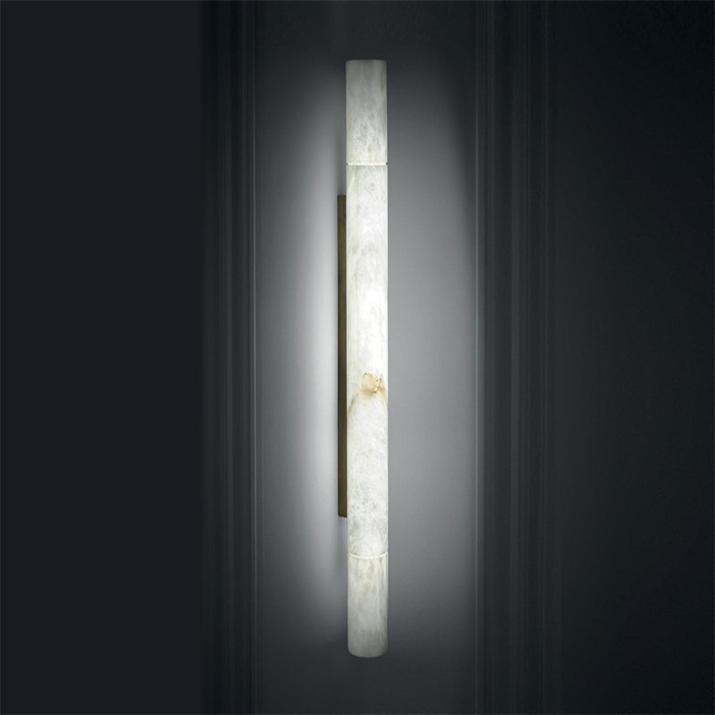 Noble Modern Alabaster Wall Sconce 3''