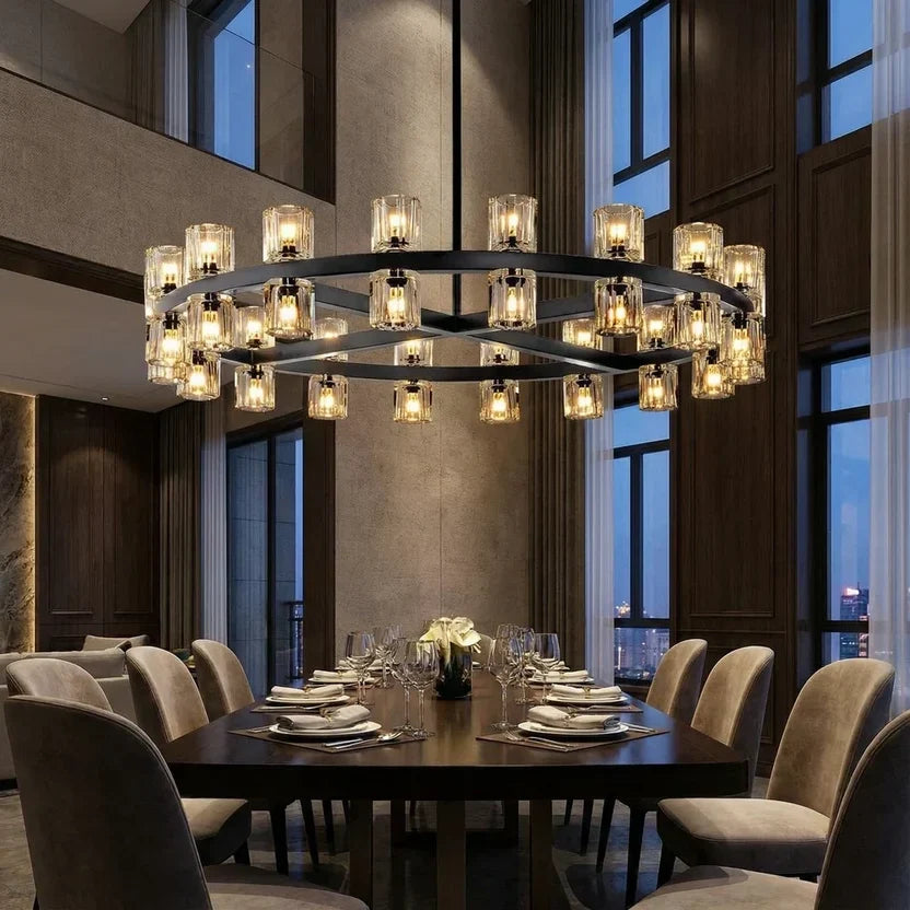 Arcacheno Round Chandelier 36" 48" 60"