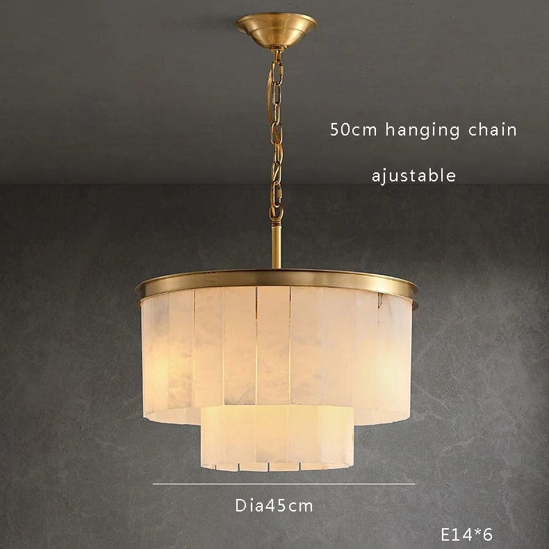 Alabaster 2/3/4/5 Tiered Chandelier