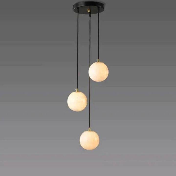 Alabaster Global Wavy Chandelier - Brig Lighting