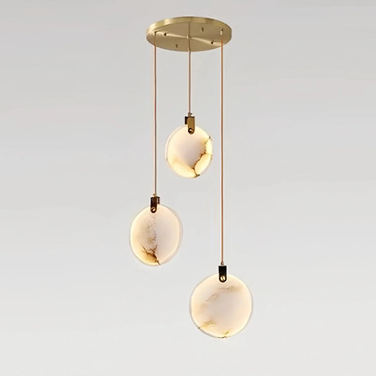 Alabaster Long Staircase Chandelier 5 styles - Brig Lighting