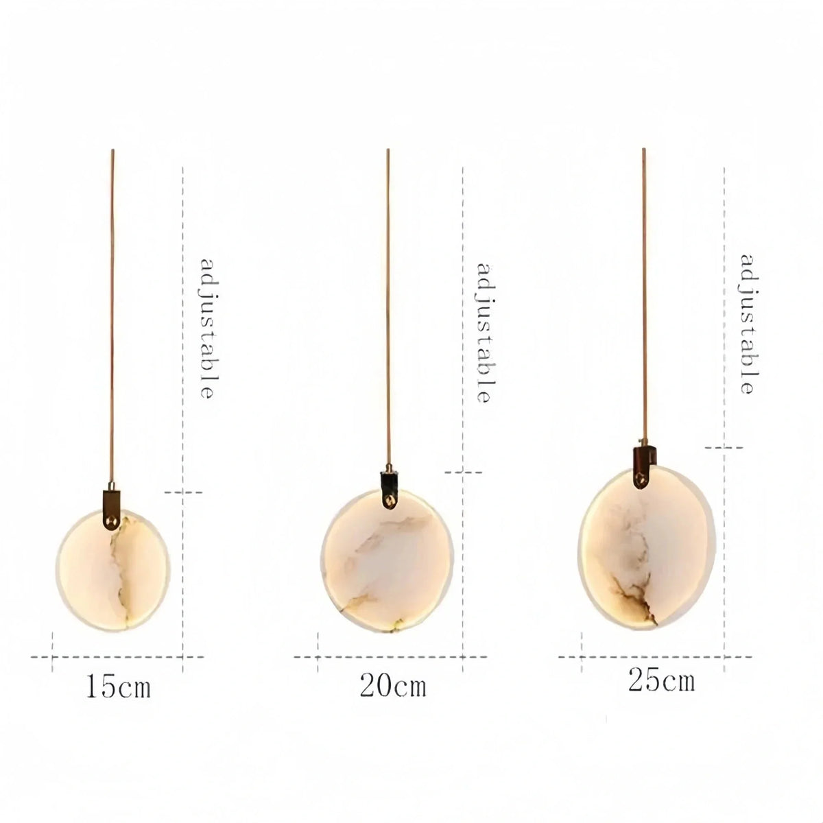 Alabaster Long Staircase Chandelier 5 styles - Brig Lighting
