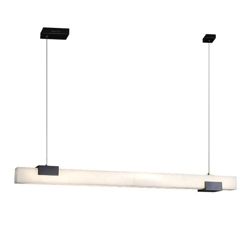 Alabaster Square Pillar Dining Chandelier - Brig Lighting